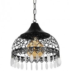 Φωτιστικό Κρεμαστό Μονόφωτο 1xE27 230V Μαύρο 955EBRULI1/BL